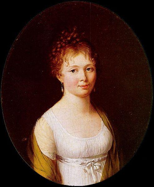Louis Leopold  Boilly Portrait of Gabrielle Josephine du Pont oil painting picture
